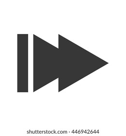 Arrow right or next sign, vector illustration eps10 design.