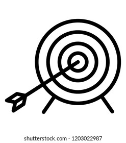 Arrow right on target