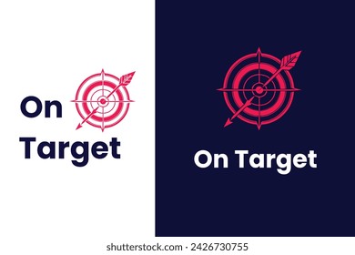 arrow right on target logo design