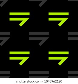 Arrow right seamless pattern. Strict line geometric pattern for your design.