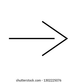 arrow right sign icon