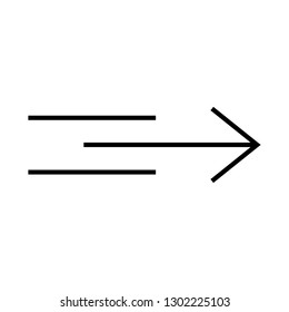 arrow right sign icon
