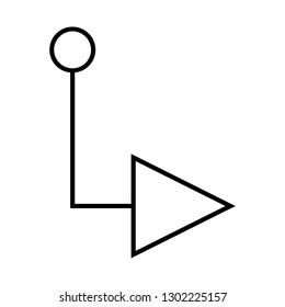 arrow right sign icon