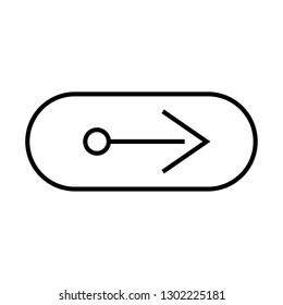 arrow right sign icon