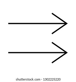 arrow right sign icon