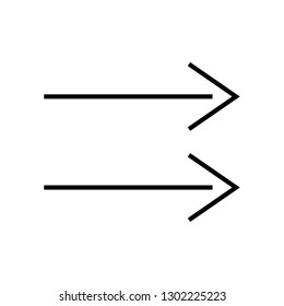 arrow right sign icon