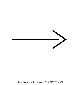 arrow right sign icon