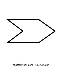 arrow right sign icon