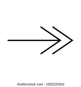 arrow right sign icon