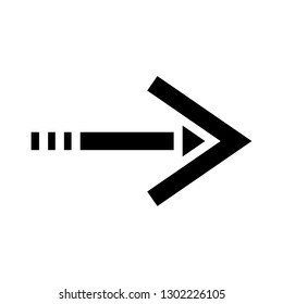 arrow right sign icon