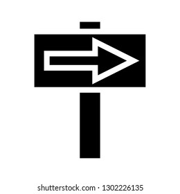 arrow right sign icon