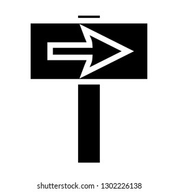 arrow right sign icon