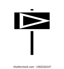 arrow right sign icon