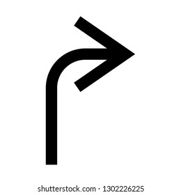 arrow right sign icon