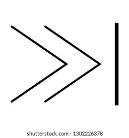 arrow right sign icon