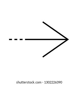 arrow right sign icon