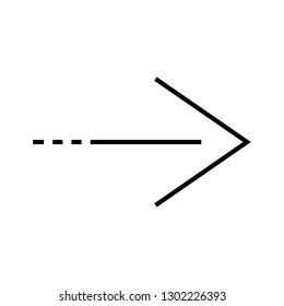 arrow right sign icon