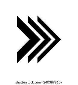 arrow to the right. simple right direction icon