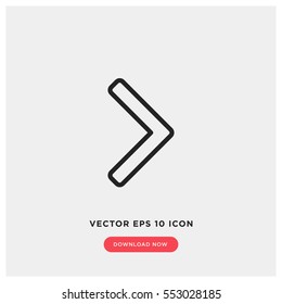 Arrow right vector icon