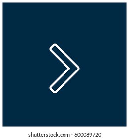 Arrow right vector icon