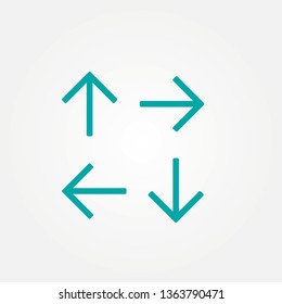 Arrow road direction Icons