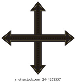 arrow road, Vector. EPS 10