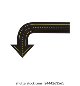 arrow road, Vector. EPS 10