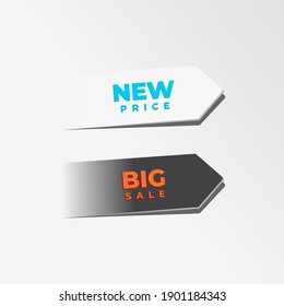 Arrow sale advertising promotion Vector