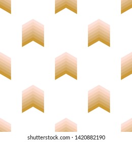 Arrow seamless pattern. Endless background of geometric shapes. Vector illustration. a
