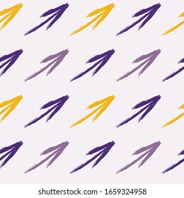 Arrow seamless pattern. Straight and curved cursors. Curved arrows seamless pattern vector. Seamless pattern