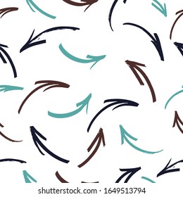 Arrow seamless pattern. Vector 