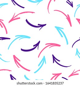 Arrow seamless pattern. Vector seamless texture for web, print, home decor, textile, wrapping paper, wallpaper, invitation card background, spring summer fashion fabric.