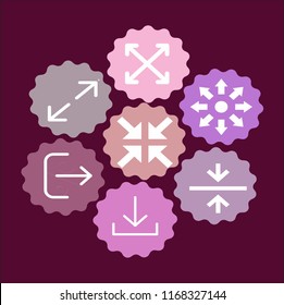 arrow set icon