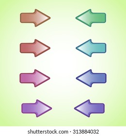 Arrow set icon
