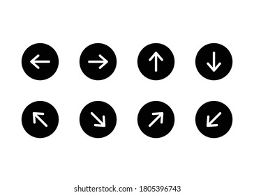Arrow set icon. Arrows symbol design