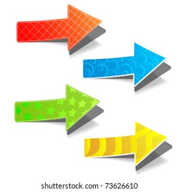 Arrow set vector for design
