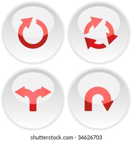 Arrow set vector. Set of design elements.