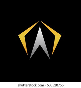 arrow shape business vector company logo