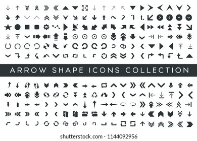 Arrow Shape Icons Collection