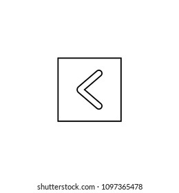 Arrow shape left