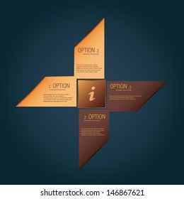 Arrow shape text box