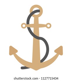 An arrow shaped tool for sailing boat , sailing anchor