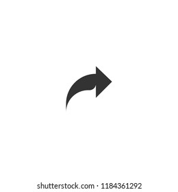 arrow share solid icon