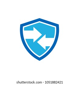 Arrow Shield Logo Icon Design