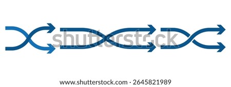 Arrow Shuffle icon, vector illustration for web mobile application. Flat, Metro, Simple design style.