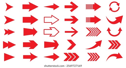 Arrow sign collection on white background vector image. Arrow icon. Mega set of vector arrows. Arrows set. Arrow icon collection. Set different arrows or web design.