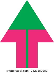 up arrow sign direction icon