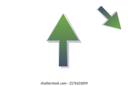 Arrow sign up direction icon vector image