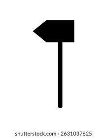 Arrow sign direction left pointer navigation guide symbol icon graphic vector illustration isolated 