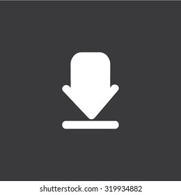 Arrow sign flat icon